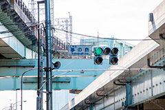 夢の島,人工島,東京湾,埋立地,埋め立て,江東区,看板,標示,信号,新木場