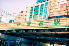 渋谷の街並み,トイカメラ撮影,トイカメラ,ヴィンテージ,ビンテージ,レトロ,お洒落,おしゃれ,オシャレ,味わい,トンネル効果
