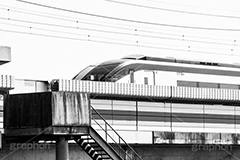 北総鉄道,モノクロ,白黒,しろくろ,モノクローム,単色画,単彩画,単色