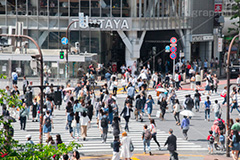 渋谷の雑踏,渋谷スクランブル交差点,渋谷,しぶや,観光,交差点,渋谷駅,駅前,スクランブル,外国人,海外,道玄坂,横断歩道,信号,雑踏,都会の雑踏,混む,混雑,人混み,人々,渡る,歩く,人物,shibuya,japan