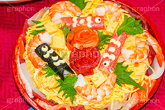こどもの日パーティー,パーティー,お祝い,ちらし寿司,寿司,海老,えび,エビ,マグロ,まぐろ,サーモン,錦糸卵,大葉,カニカマ,デコ,手料理,こどもの日,子供の日,こいのぼり,鯉のぼり,5月5日,端午,節句,供物,こどもの日,子供の日,こども,子供,男の子,和,japan,風習,行事,文化,刺身