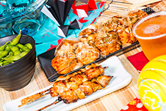 夏祭り,祭り,祭,夏,真夏,季語,風物詩,夏休み,出店,焼き鳥,枝豆,たこ焼き,soulfood,japan,summer,beer,扇子,金魚,水ヨーヨー,ラムネ,ビール,手ぬぐい,サマー,summer,清涼