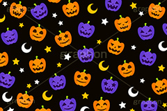 パンプキン柄,ジャックオーランタン,ハロウィン,はろうぃん,ハロウィーン,Halloween,かぼちゃ,カボチャ,南瓜,ランタン,おばけ,イベント,秋,パンプキン,pumpkin,行事,イラスト,illustration,star,POP,ポップ,星,柄,がら,背景