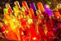 カラフルなビン,カラフル,瓶,ビン,ボトル,照明,bottle,light,illumination,colorful,イルミネーション,POP,ポップ,綺麗,きれい,キレイ,お洒落,オシャレ,かわいい,カワイイ,可愛い,女子力