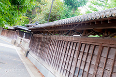 祐天寺の外壁,外壁,瓦,瓦屋根,木造,祐天寺,目黒,目黒区,中目黒,浄土宗,寺院,寺,参拝,お参り,temple,japan