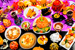 ハロウィンパーティー,ハロウィン,ハロウィーン,はろうぃん,パーティー,オードブル,ジャックオーランタン,ランタン,かぼちゃ,カボチャ,南瓜,ランタン,オーナメント,飾り,イベント,ウィンナー,ソーセージ,ポテト,サラダ,秋,パンプキン,行事,デザート,スイーツ,おやつ,イモ,芋,いも,サツマイモ,さつま芋,スープ,ジュース,マシュマロ,プリン,キッシュ,スパゲッティ,パスタ,大学芋,マフィン,Halloween,party,soup,potato,ornament,salad,pudding,pumpkin,dessert