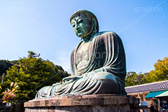 鎌倉大仏,大仏,鎌倉大仏殿高徳院,長谷の大仏,阿弥陀如来像,銅像,高徳院,こうとくいん,神奈川,鎌倉,長谷,浄土宗,寺院,寺,国宝,大異山,巨大,temple,japan,名所,青空