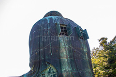 背中パッカン,背中,扉,鎌倉大仏,大仏,鎌倉大仏殿高徳院,長谷の大仏,阿弥陀如来像,銅像,高徳院,こうとくいん,神奈川,鎌倉,長谷,浄土宗,寺院,寺,国宝,大異山,巨大,temple,japan,名所