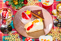 クリスマスケーキ,クリスマスパーティー,クリスマス,パーティー,CHRISTMAS,party,オーナメント,ケーキ,スイーツ,デザート,dessert,cake,winter,chocolate,strawberry,冬,チョコ,チョコレート,ストロベリー,ミルフィーユ