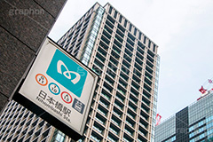 日本橋交差点,交差点,日本橋,ショップ,レストラン,商業施設,商業,ショッピング,building,shopping,高層ビル,ビル,中央区,施設,オフィス,オフィスビル,office,tokyo,東京,開発,工事,建設,クレーン,メトロ,地下鉄,看板,標示