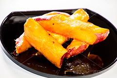 大学芋,サツマイモ,さつま芋,イモ,芋,いも,スイートポテト,ポテト,potato,秋,dessert,sugar,デザート,スイーツ,おやつ,和菓子,和食,和,みつ,甘味,揚げ,糖蜜,蜜,飴,砂糖,甘い,照り,大学いも,大学イモ