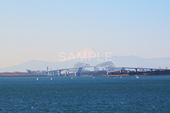 ゲートブリッジ,橋,はし,東京湾,富士山,ふじさん,海,快晴,絶景