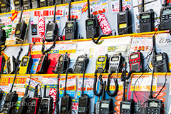 無線,トランシーバー,レシーバー,機械,機器,電子,アンテナ,電波,店頭,デジタル
