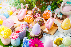 イースタースイーツ,イースター,エッグ,たまご,卵,玉子,復活祭,春,スプリング,ガーリー,パーティー,ポップ,パステル,行事,風習,スイーツ,菓子,お菓子,おやつ,デザート,女子会,女子力,うさぎ,ウサギ,兎,パン,エクレア,チョコレート,POP,easter,egg,spring,pastel,party,event,dessert,bunny,chocolate