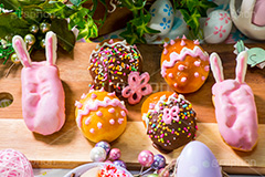 イースタースイーツ,イースター,エッグ,たまご,卵,玉子,復活祭,春,スプリング,ガーリー,パーティー,ポップ,パステル,行事,風習,スイーツ,菓子,お菓子,おやつ,デザート,女子会,女子力,うさぎ,ウサギ,兎,パン,エクレア,チョコレート,POP,easter,egg,spring,pastel,party,event,dessert,bunny,chocolate