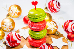 クリスマス･マカロン,クリスマス,マカロン,スイーツ,クリーム,焼菓子,焼き菓子,洋菓子,甘い,ポップ,キュート,かわいい,可愛い,カワイイ,女子力,sugar,pop,sweet,macron,cute,cream,france,paris,Christmas,heart,ornament,砂糖,フランス,パリ,ハート,オーナメント,飾り
