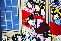 シャッター壁画,浅草,江戸,シャッター,絵巻,浮世絵,壁画,浅草絵巻,あさくさ,台東区,asakusa,japan