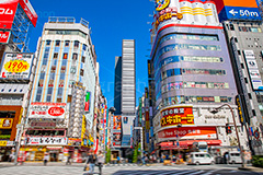 歌舞伎町,西新宿,繁華街,ゴジラロード,映画,映画館,西武新宿駅前,西武新宿,駅,駅前,交差点,新宿,新宿区,商店街,ホテル,繫華街,夜の街,夜の町,shinjuku,hotels,japan,フルサイズ撮影