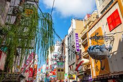 道頓堀,繁華街,観光地,大阪府,大阪市,中央区,飲食店,たこ焼き,くいだおれ,なんば,商店街,看板,広告,japan,osaka,フルサイズ撮影,大阪,すし,寿司,フグ,てっちり