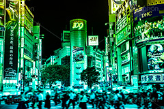 渋谷,Gradation Jjapan,gradation,japan,日本,グラデーション,カラフル,お洒落,おしゃれ,オシャレ,味わい,雰囲気,フルサイズ撮影,東京,tokyo,デュオトーン,duotone