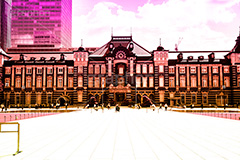 東京駅,Gradation Jjapan,gradation,japan,日本,グラデーション,カラフル,お洒落,おしゃれ,オシャレ,味わい,雰囲気,フルサイズ撮影,東京,tokyo,デュオトーン,duotone,旅行,旅,travel