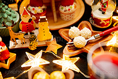 クリスマスオーナメント,クリスマスパーティー,クリスマス,パーティー,CHRISTMAS,party,ornament,star,wine,スター,星,オーナメント,冬,サンタ,サンタクロース,スノーマン,雪だるま,トナカイ,ワイン,フルサイズ撮影