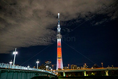 隅田川の夜景,隅田公園,隅田川,台東区,ライトアップ,夜,夜景,浅草,japan,skytree,スカイツリー,東京スカイツリー,塔,asakusa,night,tower,タワー,クリスマス,クリスマスバージョン,CHRISTMAS,川,フルサイズ撮影