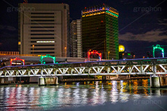 隅田川橋梁ライトアップ,橋梁,線路,架線,ライトアップ,イルミネーション,イルミ,夜,夜景,浅草,あさくさ,橋,隅田川,かかる橋,台東区,墨田リバーサイド,墨田,隅田公園,隅田川めぐり,asakusa,japan,クリスマス,クリスマスバージョン,CHRISTMAS,illumination,reflection,リフレクション,川,反射,東武,クリスマスバージョン,フルサイズ撮影