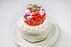 クリスマスケーキ,ケーキ,サンタ,サンタクロース,スノーマン,クリスマス,冬,生クリーム,スイーツ,クリーム,甘い,デザート,CHRISTMAS,winter,Santa,フルサイズ撮影