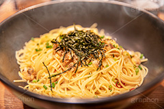 アサリの和風パスタ,和風パスタ,パスタ,あさり,アサリ,醤油,しょうゆ,和風,洋食,麺料理,麺類,釜揚げ,フルサイズ撮影,pasta