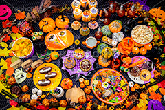 ハロウィンスイーツ,ハロウィンパーティー,パーティー,ハロウィン,はろうぃん,ハロウィーン,コーディネート,イベント,かぼちゃ,カボチャ,南瓜,パンプキン,スイーツ,秋,おやつ,デザート,モンスター,ゴースト,お化け,オバケ,おばけ,ジャックオランタン,ジャックオーランタン,キャンディ,チョコレート,チョコ,ケーキ,タルト,マフィン,エクレア,ドーナツ,チップス,ポップコーン,お菓子,菓子,トリート,こども,子供,キッズ,行事,かわいい,可愛い,カワイイ,ポップ,POP,Halloween,sweet,dessert,pumpkin,kids,cake,cream,candy,monster,ghost,donut,フルサイズ撮影