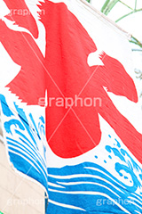 かき氷,カキ氷,氷,旗,夏,涼,清凉,夏休み,ひんやり,冷,風物詩,夏祭り,屋台,露店,出店,祭り,まつり,季節感,縁日,なびく,清涼,summer,japan