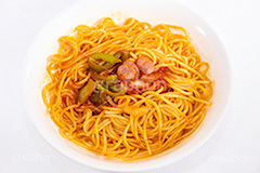 ナポリタン,パスタ,ケチャップ,ソーセージ,玉ねぎ,タマネギ,たまねぎ,ピーマン,懐かしい,洋食,麺料理,麺類,フルサイズ撮影,pasta