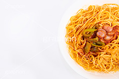 ナポリタン,パスタ,ケチャップ,ソーセージ,玉ねぎ,タマネギ,たまねぎ,ピーマン,懐かしい,洋食,麺料理,麺類,フルサイズ撮影,pasta