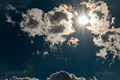 迫る雨雲,雨雲,ゲリラ豪雨,豪雨,空,雲,積乱雲,お天気,空/天気,空/雲,太陽,逆光,フレア,flare,sky,natural,自然