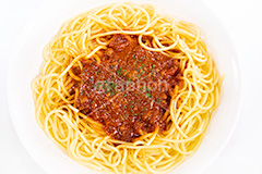 ミートソーススパゲティ,ミートソースパスタ,ミートソース,ミート,ひき肉,パセリ,ソース,パスタ,オイル,油,高カロリー,カロリー,洋食,麺料理,麺類,pasta,フルサイズ撮影