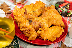 クリスマスパーティー,クリスマス,パーティー,フライドチキン,チキン,フライ,鶏,もも,ジューシー,揚げ,ファーストフード,ファストフード,洋食,サクサク,脂,脂質,肉,chicken,Christmas,party,フルサイズ撮影