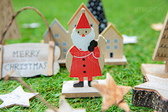 サンタの森,森,ツリー,星,スター,サンタ,サンタクロース,メリークリスマス,クリスマスオーナメント,クリスマス,冬,家,おもちゃ,玩具,芝,芝生,present,CHRISTMAS,toy,ornament,star,Merry Christmas,フルサイズ撮影