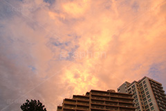夕焼け,夕日,夕方,夕,日の入り,オレンジ,赤,染,雲,空,日没,現象,きれい,キレイ,綺麗,沈,空/天気,sunset