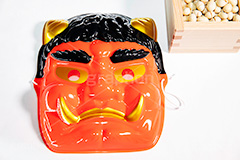 鬼と豆,豆まき,豆,まめ,マメ,大豆,鬼,おに,お面,マスク,撒く,節分,福,外,内,季語,イベント,雑節,大寒,邪気除け,厄除け,和,和風,風習,行事,マス,枡,文化,event,japan,フルサイズ撮影