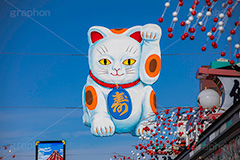 お正月の仲見世通り,まねき猫,招き猫,寿,商売繁盛,縁起,仲見世,浅草,雷門,宝蔵門,浅草寺,あさくさ,みやげ物,みやげ,お土産,商店街,寺院建築風,台東区,正月,お正月,正月飾り,飾り,三が日,浅草 名所,浅草 観光,asakusa,japan,フルサイズ撮影