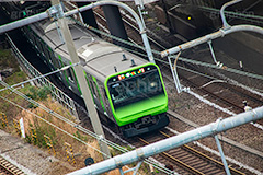 新型山手線,新型,山手線,山手,電車,でんしゃ,鉄道,乗り物,交通,路線,線路,通勤,通学,撮り鉄,とり鉄,車両,電車/鉄道,新宿,新宿駅,黄緑,旅行,旅,travel,train,JR,フルサイズ撮影