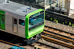 新型山手線,新型,山手線,山手,電車,でんしゃ,鉄道,乗り物,交通,路線,線路,通勤,通学,撮り鉄,とり鉄,車両,電車/鉄道,東京駅,黄緑,旅行,旅,乗り物,travel,train,JR,フルサイズ撮影