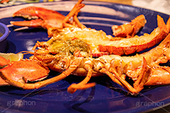 ロブスター,丸ごと,オーブン焼き,焼き,甲殻類,シーフード,魚介類,オマール海老,洋食,seafood,フルサイズ撮影