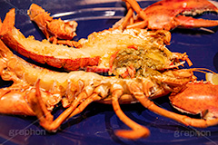 ロブスター,丸ごと,オーブン焼き,焼き,甲殻類,シーフード,魚介類,オマール海老,洋食,seafood,フルサイズ撮影
