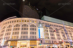 難波駅前,大阪高島屋,高島屋,百貨店,夜景,夜,老舗,南海ビルディング,なんば,南海なんば,難波,大阪,大阪府,大阪市,中央区,japan,osaka,フルサイズ撮影