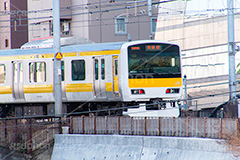 中央・総武緩行線,中央線,総武緩行線,総武線,電車,でんしゃ,鉄道,乗り物,交通,路線,線路,通勤,通学,撮り鉄,とり鉄,車両,電車/鉄道,新宿,新宿駅,旅行,旅,travel,train,JR
