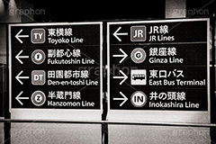 迷宮,モノクロ,白黒,しろくろ,モノクローム,単色画,単彩画,単色,レトロ,お洒落,おしゃれ,オシャレ,味わい,渋谷,電車,路線