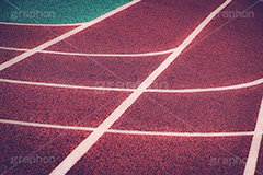 競技トラック,トラック,陸上競技場,陸上,競技,競争,競走,レース,運動,スポーツ,リレー,マラソン,タイム,施設,競技場,グラウンド,グランド,部活,学校,地面,白線,オリンピック,レトロ,ヴィンテージ,雰囲気,vintage,sports,olympic,track