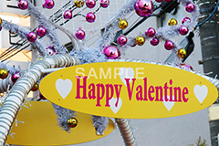 Happy Valentine,バレンタイン,ハート,はーと,看板,飾り,オーナメント,デコレーション,バレンタインデー,自由が丘,モニュメント,valentine,イベント,目黒区,行事